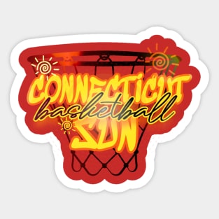 connecticut sun basketball Sticker